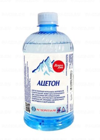 Ацетон 400мл Доброхим 1/1 