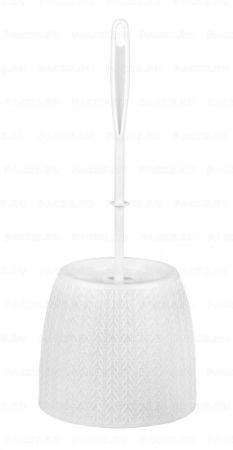 Ерш для унитаза Комплект Вязаное плетение белый 1/1 