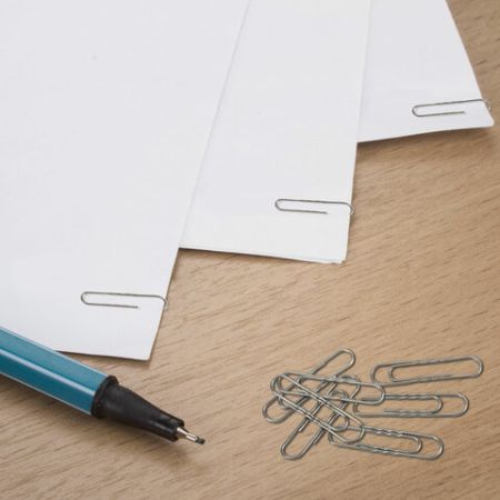 Скрепки 50мм 50шт металл гофрированные ОФИСНАЯ ПЛАНЕТА 1/12