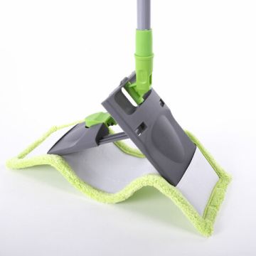 Швабра с флаундером 40см черенок 110см еврорезьба насадка МОП микрофибра ЛЮБАША 1/8 (клиент)