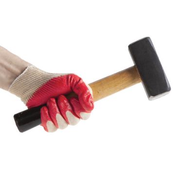 Перчатки спец МБС НИТРИКС (маслобензостойкие) красные 13 класс 8 размер 1/15/250 (Клиент)