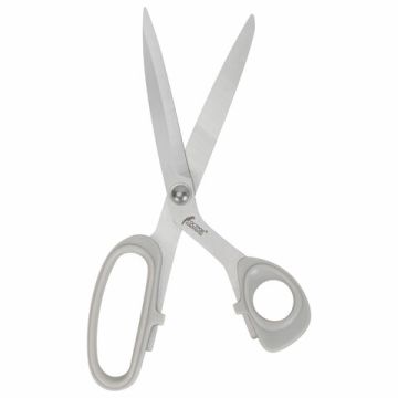 Ножницы 230мм портновские серые пласт ручки ОСТРОВ СОКРОВИЩ 1/48 (Клиент)