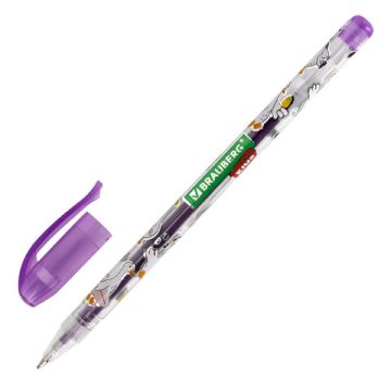 Набор гелевых ручек 06цв узел 1мм линия 0,7мм с блестками BRAUBERG KIDS CUTE ANIMALS 1/24