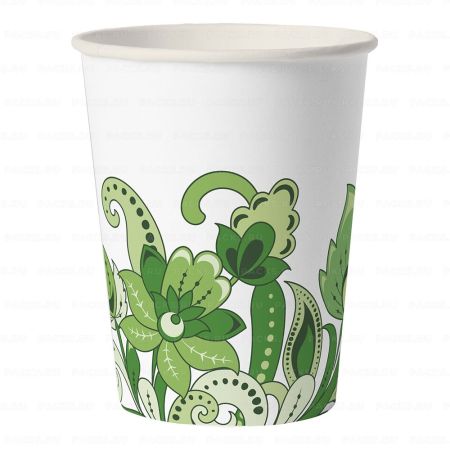 Стакан бумажный 250мл Венок (6шт) 1/144