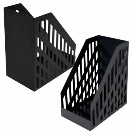 Лоток вертикальный для бумаг 250х160х290мм черный ULTRA Brauberg 1/8 (Клиент)