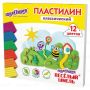 Пластилин 12цв 240г классический стек ЮНЛАНДИЯ ВЕСЁЛЫЙ ШМЕЛЬ 1/16