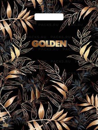 Пакет с вырубной ручкой (31х40)-30 Золотой лес Тико 50/1300