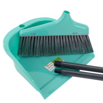 Совок д/мусора ЛЕНИВКА щетка для пола с совком ЛЮБАША 1/24