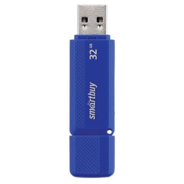 Флэш-диск 32 GB SMARTBUY Dock USB 2.0 синий SB32GBDK-B1/180 (Клиент)