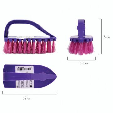 Щетка для одежды IDEA Утюжок, 5х3,5х12 см, цвет ассорти, М 5250 1/18 (клиент)