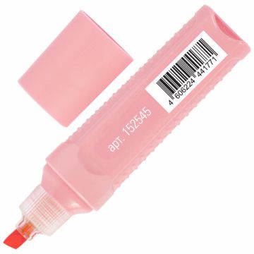 Текстмаркер розовый пастельный 1-5мм STAFF Everyday 1/12