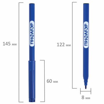 Фломастеры 06цв вентилируемый колпачок Пифагор Космическая одиссея 1/24/288