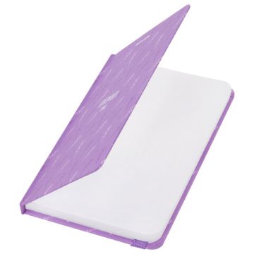 Блокнот 96л А6 109х148мм клетка твердая обложка на резинке BRAUBERG Lavender 1/36