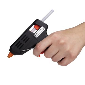 Клеевой пистолет 15 Вт, для стержня 7 мм, BRAUBERG, в блистере 1/24/48