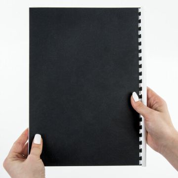 Обложки д/переплета BRAUBERG К-Т 100шт, (тисн.под кожу), А4, картон 230г/м2, черные 1/10 (клиент)