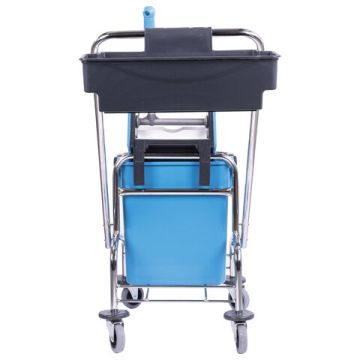 Тележка уборочная BRABIX 1 съемное ведро 25л мех отжим корзина 1/1 (клиент)