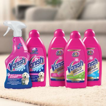 Средство жидкое 450мл Ваниш для ковров антибактериальное 1/16 (Клиент)