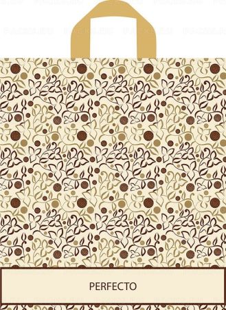 Пакет с петлевой ручкой (37х40)-95 Перфекто Принто Тико 25/300