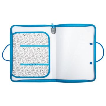 Папка для труда на молнии с ручками ПИФАГОР А4, 1 отд, пластик, органайзер, Rapid engine, 270878