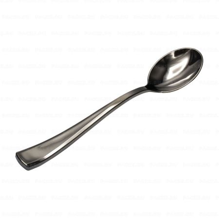 Одноразовая Ложка столовая 175мм металлик 50/1000