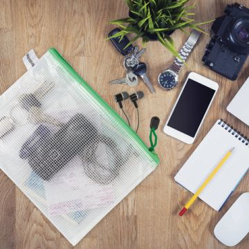 Папка-конверт А5 на молнии BRAUBERG Segment 238х180мм 1/12/480