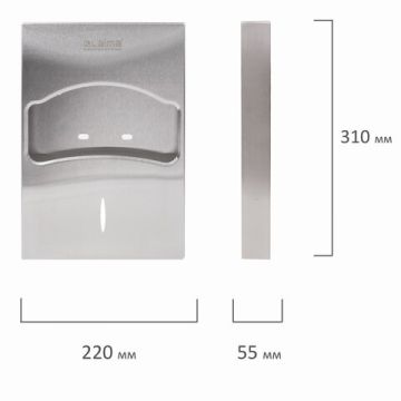 Диспенсер для покрытий на унитаз нерж сталь матовый LAIMA PROFESSIONAL NOX 1/1 (Клиент)