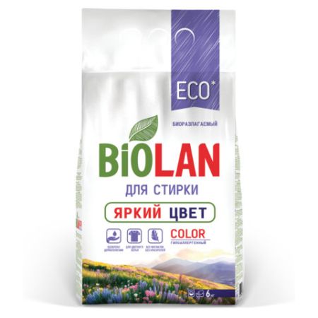 Порошок стиральный Биолан 6кг Автомат Колор ш/к 88461 1/2