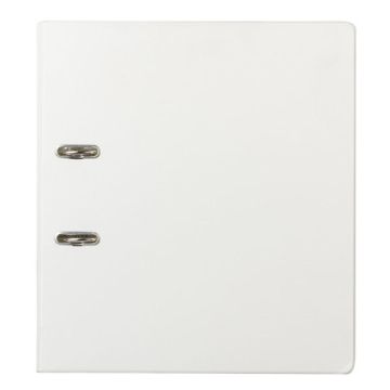 Папка-регистратор А4 70мм BRAUBERG  с двухсторонним покрытием из ПВХ , белая 1/20