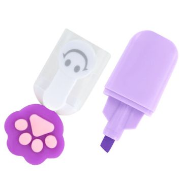 Набор текстовыделителей с топперами FUNSTER 6шт пастель линия 1-4мм 1/12 (Клиент)