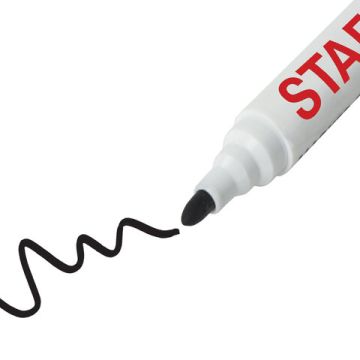 Маркер для доски черный 5мм круглый наконечник Manager STAFF 1/12