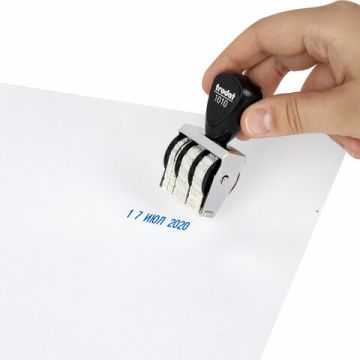 Датер ручной ленточный оттиск 25х4мм месяц буквами TRODAT 1010 78471 (клиент)