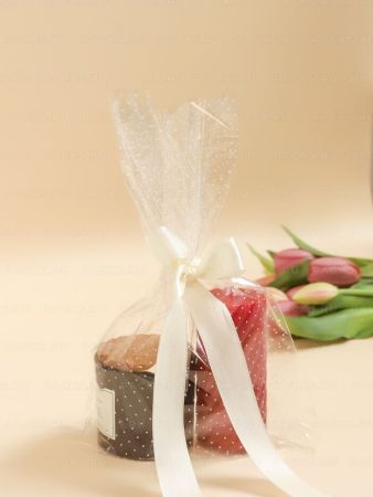 Пакет подарочный полипропилен (25х35) печать+печать 50/500
