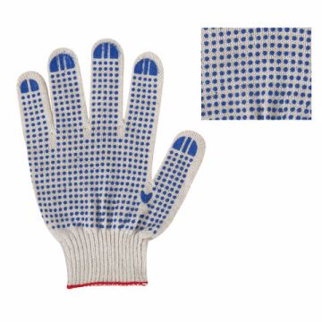 Перчатки ПВХ 10класс точка белые LAIMA ЛЮКС 100/100 (Клиент)