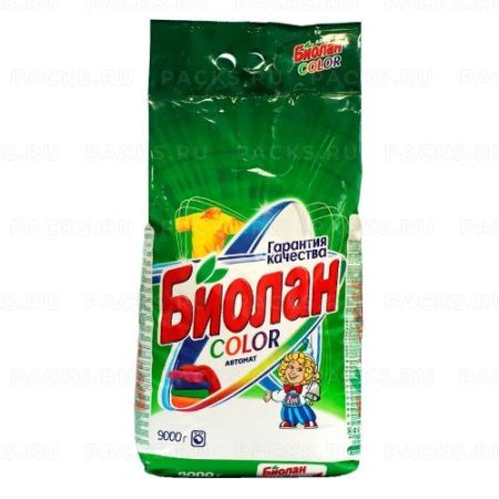 Порошок стиральный Биолан 9кг Автомат Color  1/1