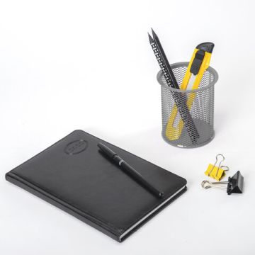 Подставка-органайзер 100х89мм металл круглое основание серебро Germanium Brauberg 1/6/96 (Клиент)