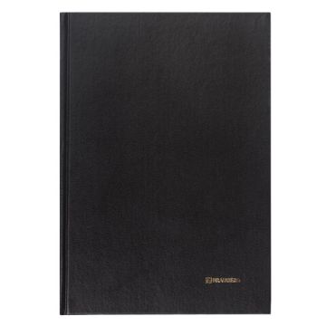 Книга учета 96л 200х290мм клетка  бумвинил черная BRAUBERG 1/10