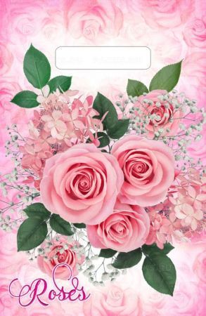 Пакет с вырубной ручкой (20х30)-30 Воздушные розы Тико 100/3000