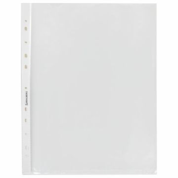 Перфофайлы А4 30 мкм перфорированные антиблик BRAUBERG PIXEL 100шт 1/30 (Клиент)