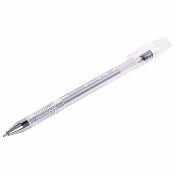 Ручка гелевая серебристаяая 0,5мм линия 0,35мм BRAUBERG EXTRA SILVER 1/12
