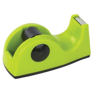 Диспенсер для скотча 11,8х5х5см настольный, утяжеленный, средний, салатовый Brauberg 1/48