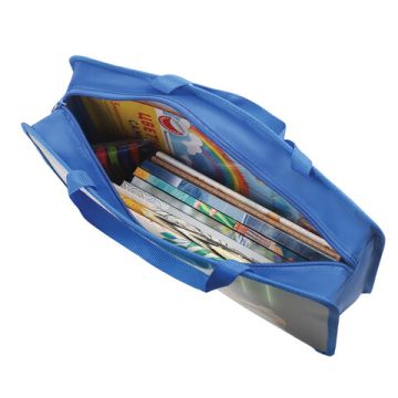 Папка на молнии с ручками А4 пластик 1 отделение, на молнии, ширина 80мм Юнландия Neon 1/30