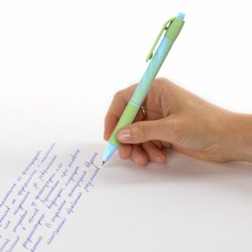 Ручка шариковая автомат синяя узел 0,7мм Brauberg Pastel 1/40