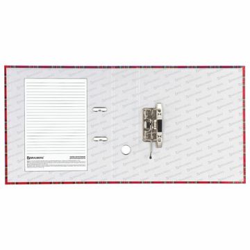 Папка-регистратор А4 75мм BRAUBERG ламинированная шотландка 1/20