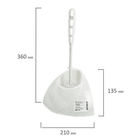 Ерш для унитаза IDEA Блеск с подставкой, угловой 1/20 (клиент)