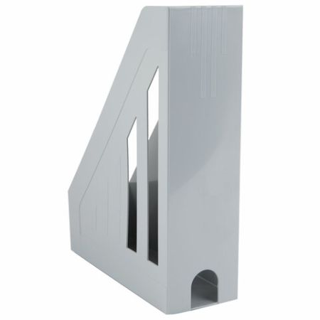 Лоток вертикальный для бумаг 260х85х300мм серый Brauberg Contract 1/16 (Клиент)