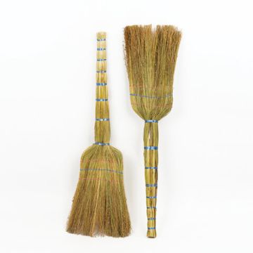 Веник Сорго 3-х прошивной Стандарт 320-340 г ширина метелки 27-30 см длина 79 см 1/50 (клиент)