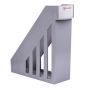 Лоток вертикальный для бумаг 277х100х290мм серый Maxi Brauberg 1/20 (Клиент)