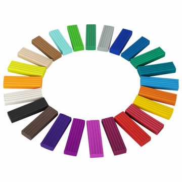 Пластилин 24цв 360г со стеком Пифагор Веселая такса 1/16