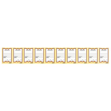 Ценники (36х56) картонные Бабочка (500) STAFF1/30