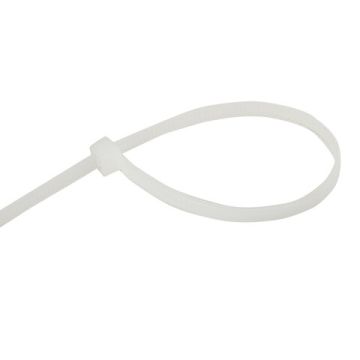 Хомуты (стяжки), нейлоновые, 4 мм х 250 мм, комплект 100 шт., PROCONNECT, белые 1/10/100 (клиент)